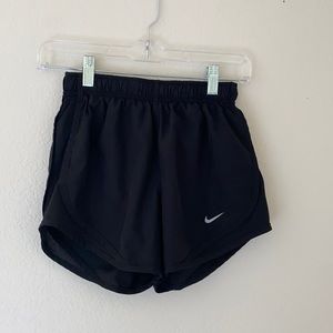 all black nike running shorts